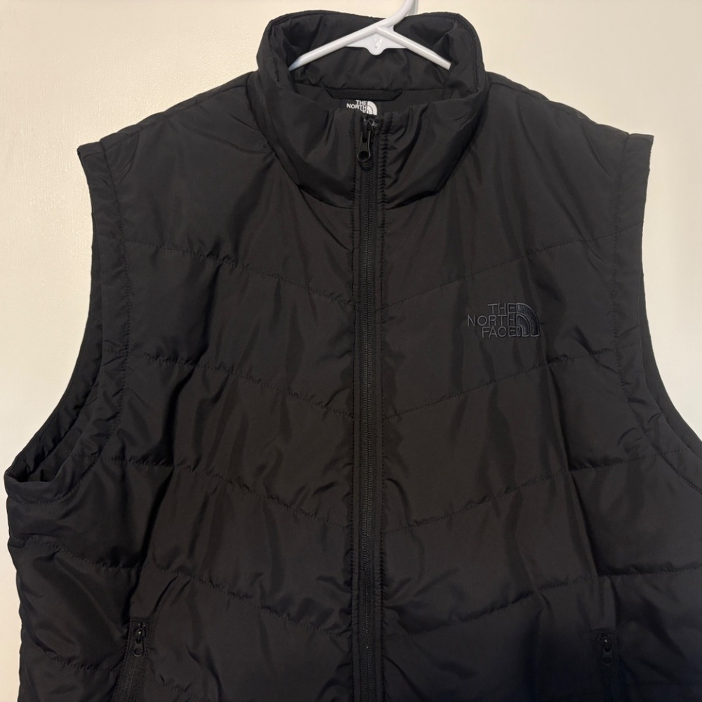 The North Face Women's Tamburello Insulated Full-Zip Puffer Vest XL Black Logo - Picture 2 of 10